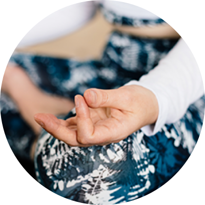 Sarah Exley - Yoga Therapist - Close up of hand